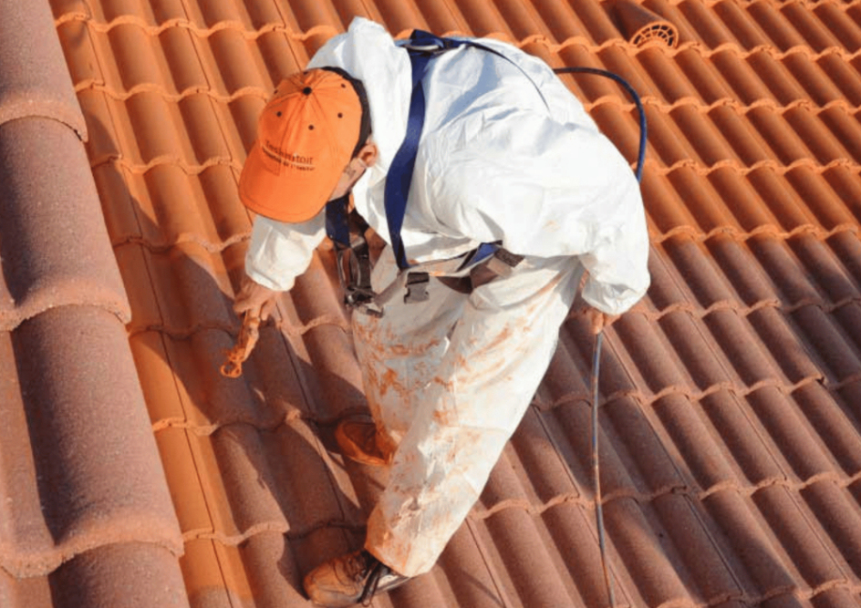 Peinture de toiture à Narbonne.